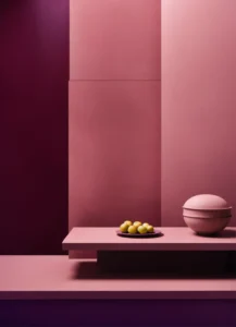 muted tones of dusty pink and dark purple surreal (3)